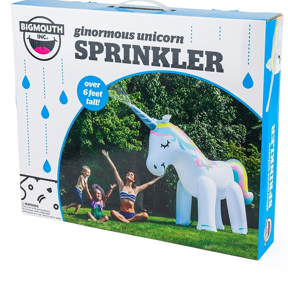White Unicorn Sprinkler
